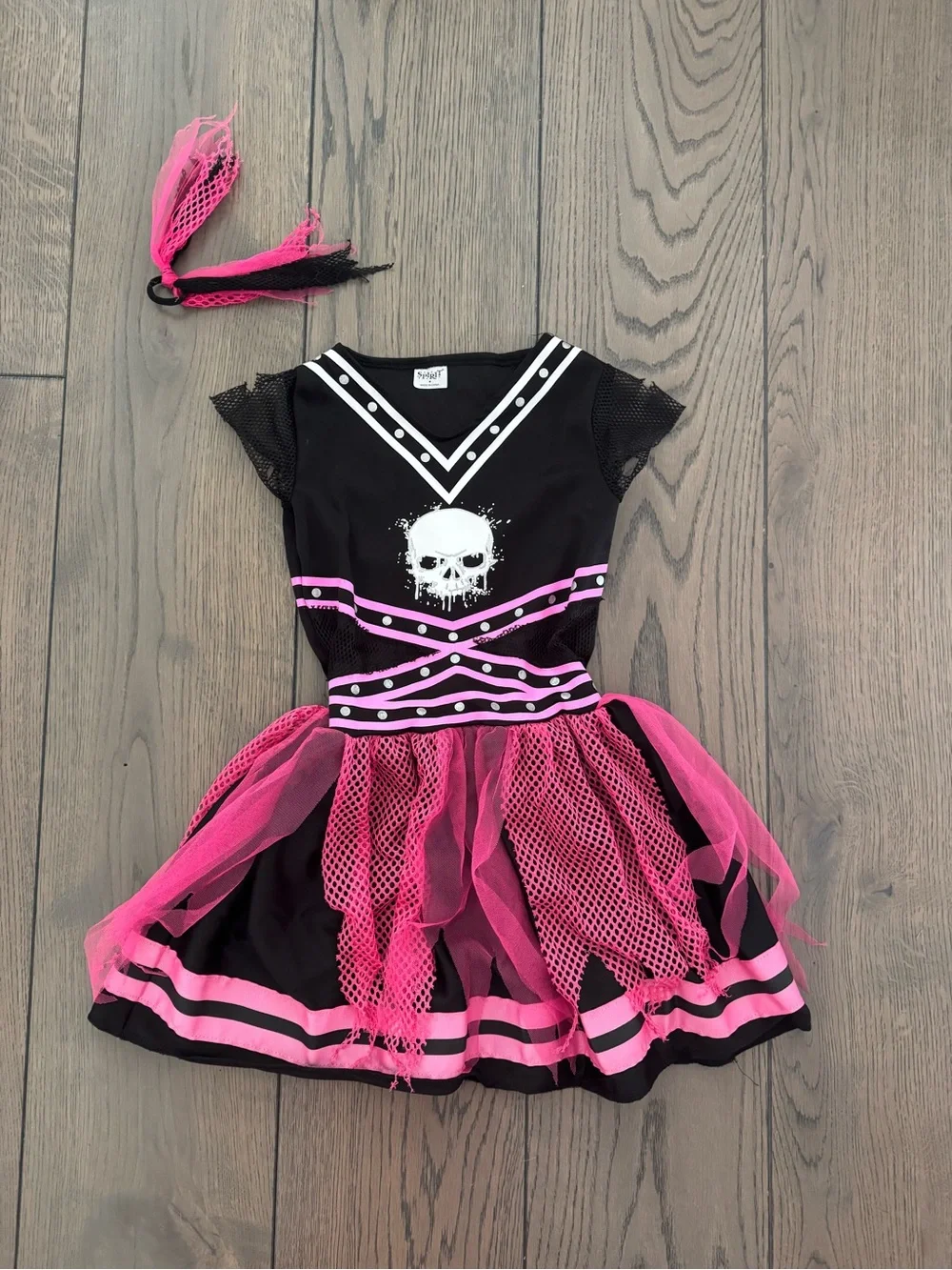 Spirit Black and Hot Pink Skull Tutu Dress